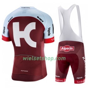 Fietskleding (Fietsshirt + Korte Koersbroek) 2018 Team Katusha Alpecin N001
